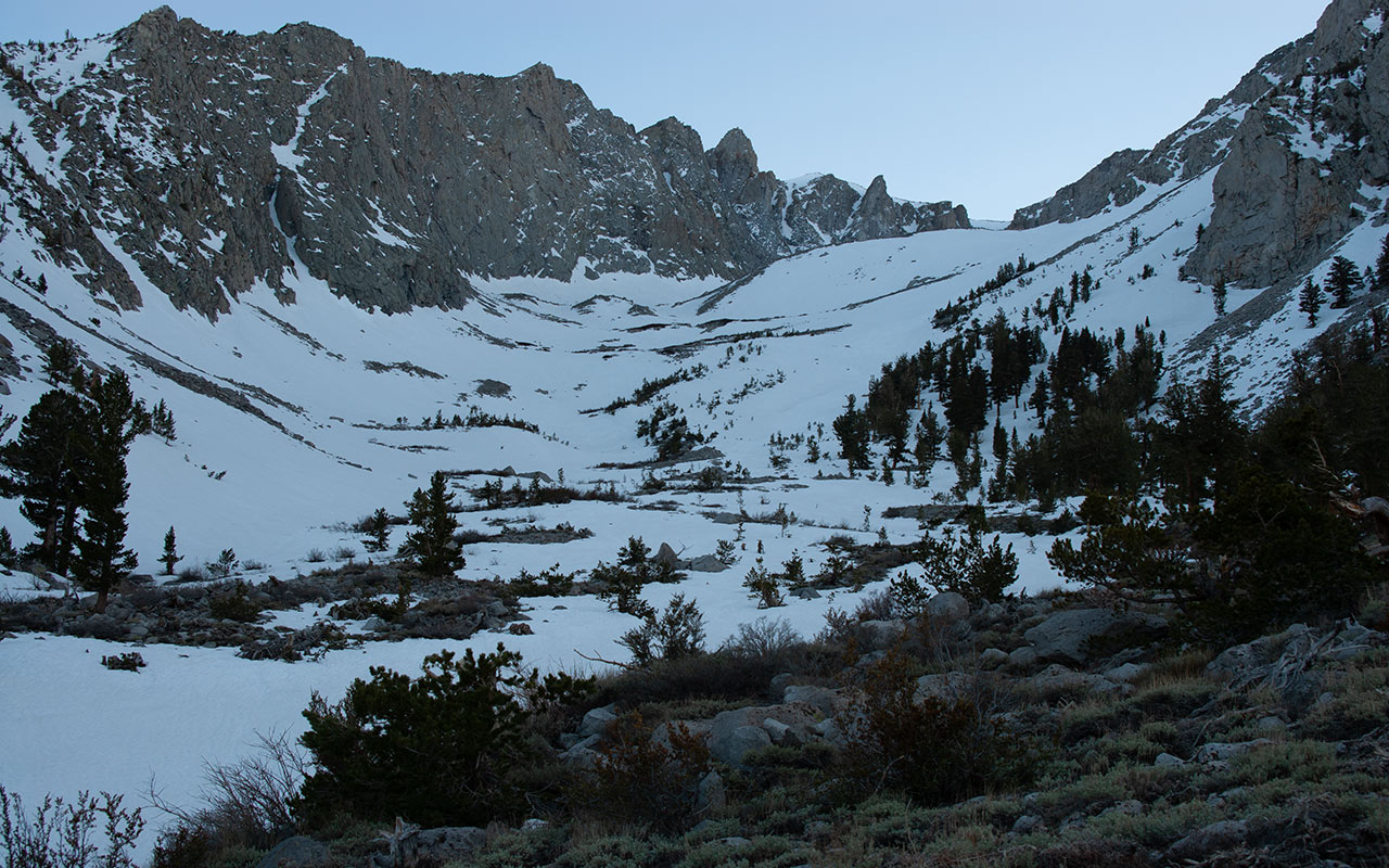 Mount Williamson - Bairs Creek Cirque