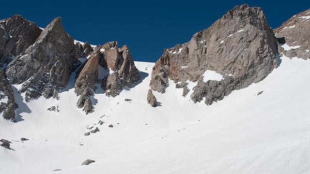 Bairs Creek Cirque Headwall Couloir