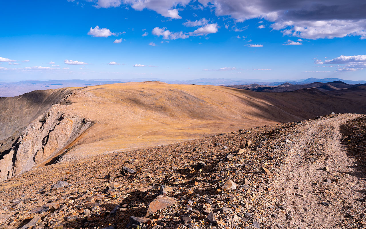 Descending White Mountain