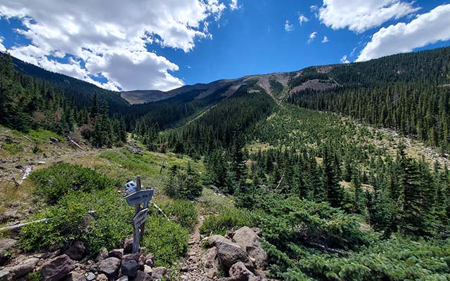 Abineau Canyon from Waterline Road