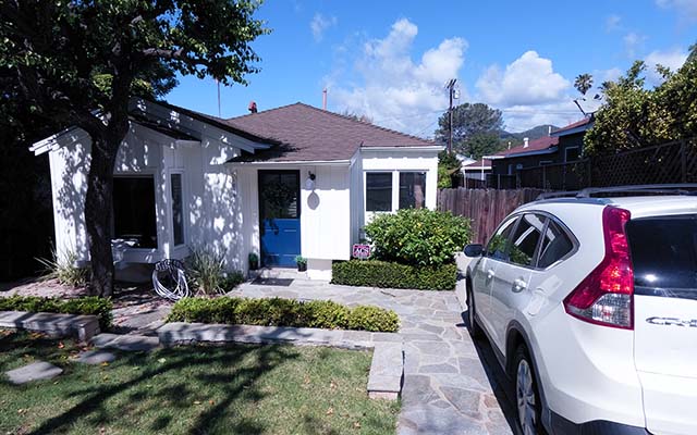 The 800 block of Haverford Avenue, Pacific Palisades, California